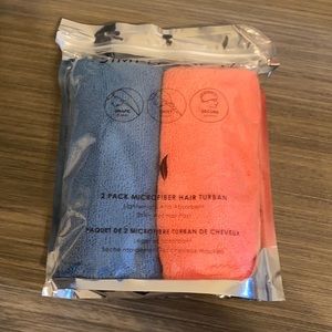 2 pack microfiber hair turban